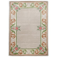 HANDTUFTTEPPICH Hawai 60x90 cm - Beige, Textil (60/90cm) - THEKO