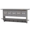 KÜCHENREGAL 5 SCHUBLADEN Grau - Grau, Holz (65/32/13cm) - MCW