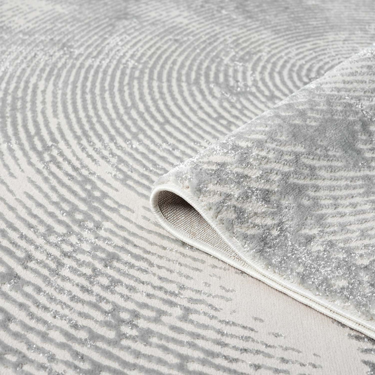 KURZFLOR-TEPPICH Antik 481 Grau 120x170 cm - Grau, Textil (120/170cm) - carpet city