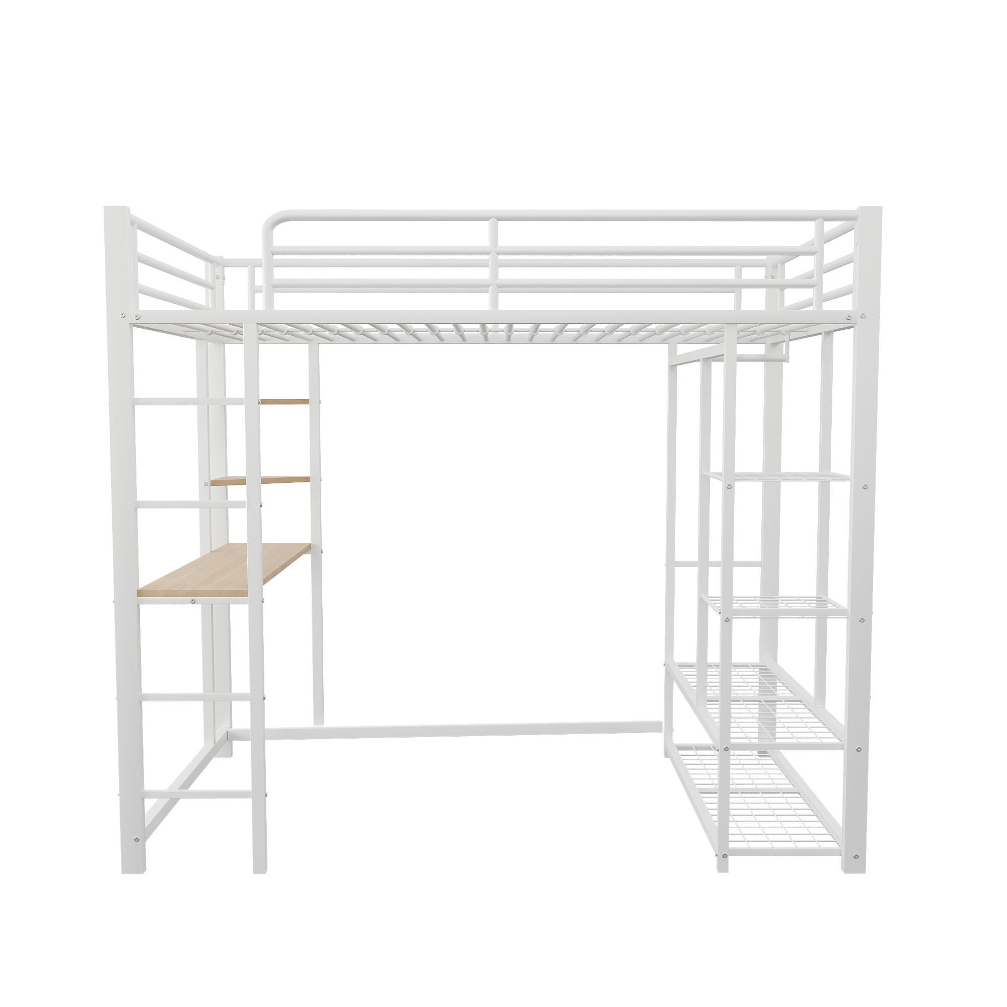 HOCHBETT 90/200 cm Weiß - Weiß, Metall - Raumix