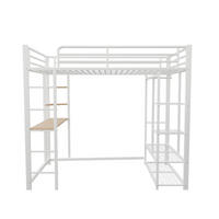 HOCHBETT 90/200 cm Weiß - Weiß, Metall - Raumix