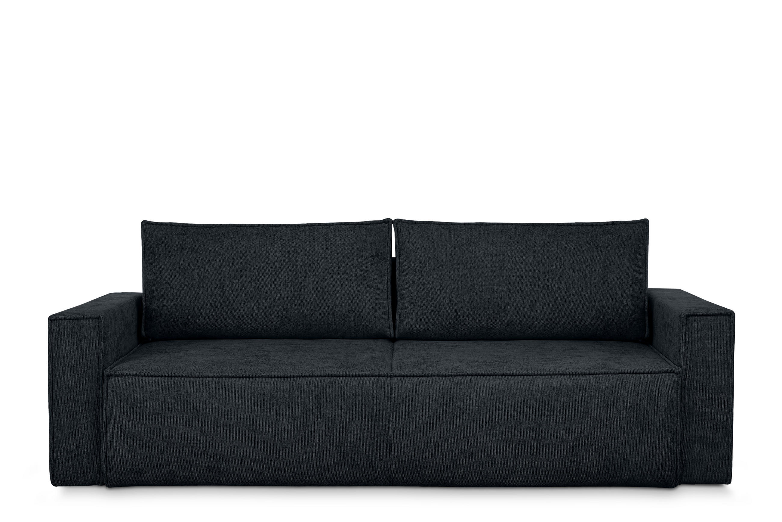 3-SITZER-SOFA NAPI II mit Schlaffunktion, dunkelblau - Dunkelblau, Textil (228/89/101cm) - KONSIMO®