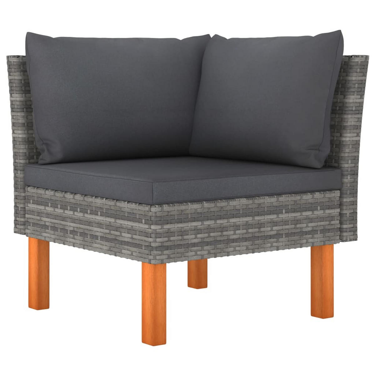 GARTENSET Yazdani 8-teilig - Grau, Metall - Nettlife