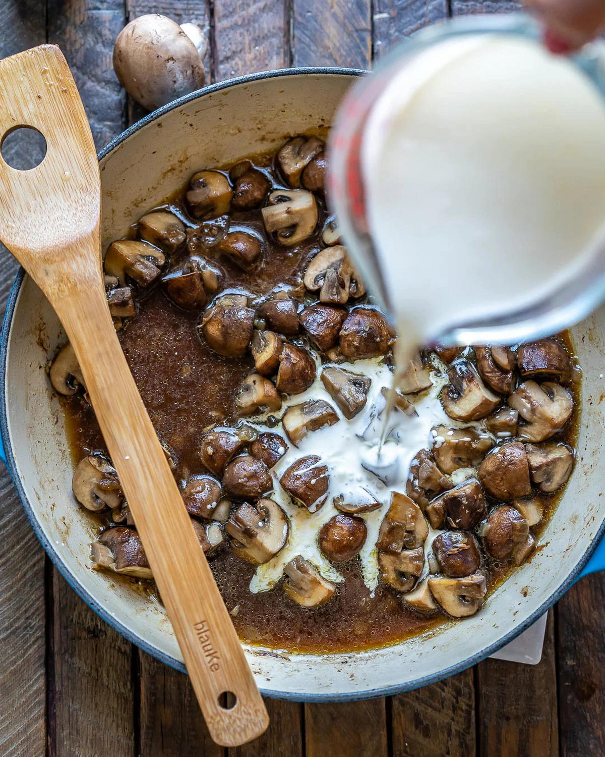 KÜCHENUTENSILIEN Set aus Holz 7-teilig - Beige, Holz - BlauKe
