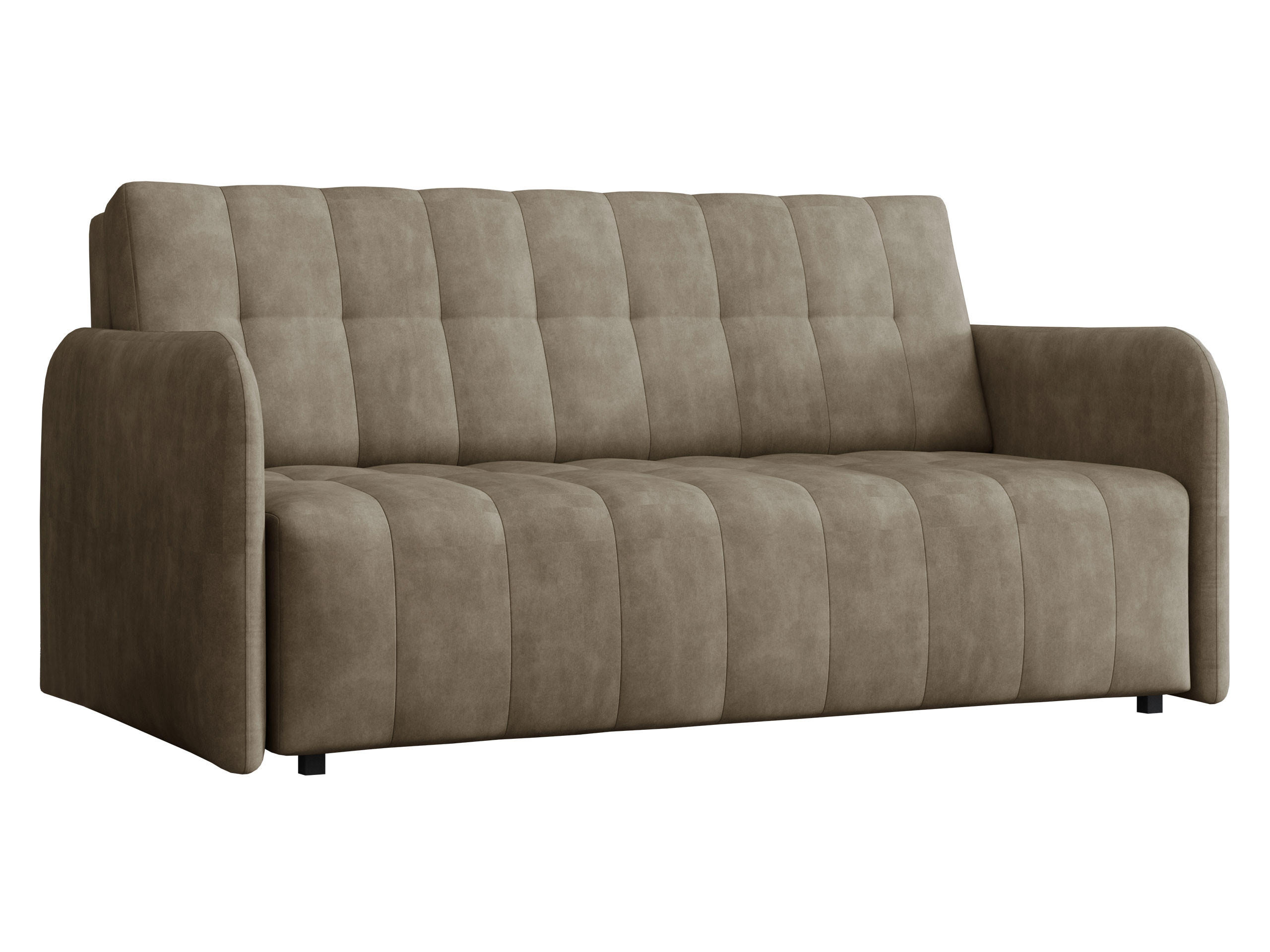 SCHLAFSOFA Viva Grand IV - Schwarz/Naturfarben, Holz/Kunststoff (165/85/95cm) - MIRJAN24