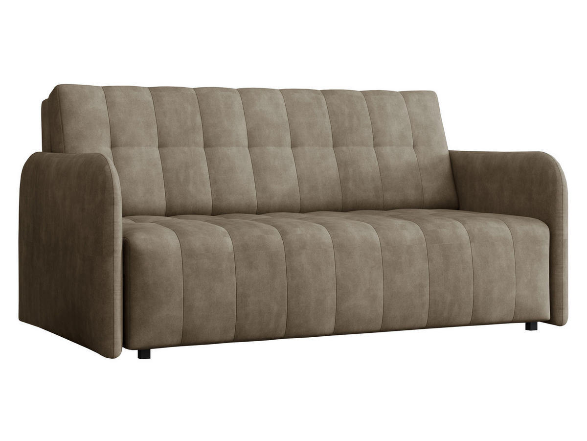 SCHLAFSOFA Viva Grand IV - Schwarz/Naturfarben, Holz/Kunststoff (165/85/95cm) - MIRJAN24