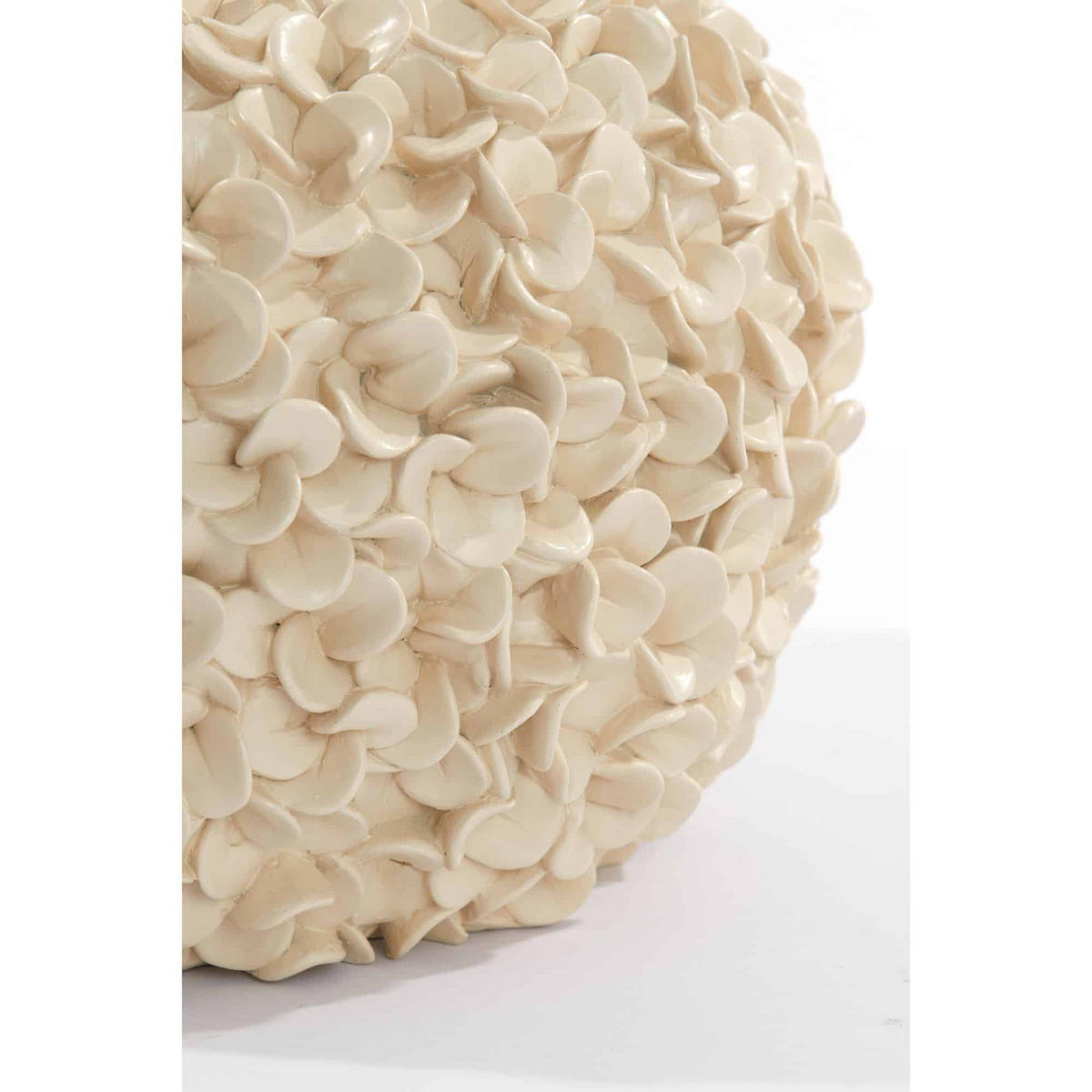 VASE Phylia Weiß Ø38/23 cm - Weiß, Kunststoff (23cm) - Light & Living