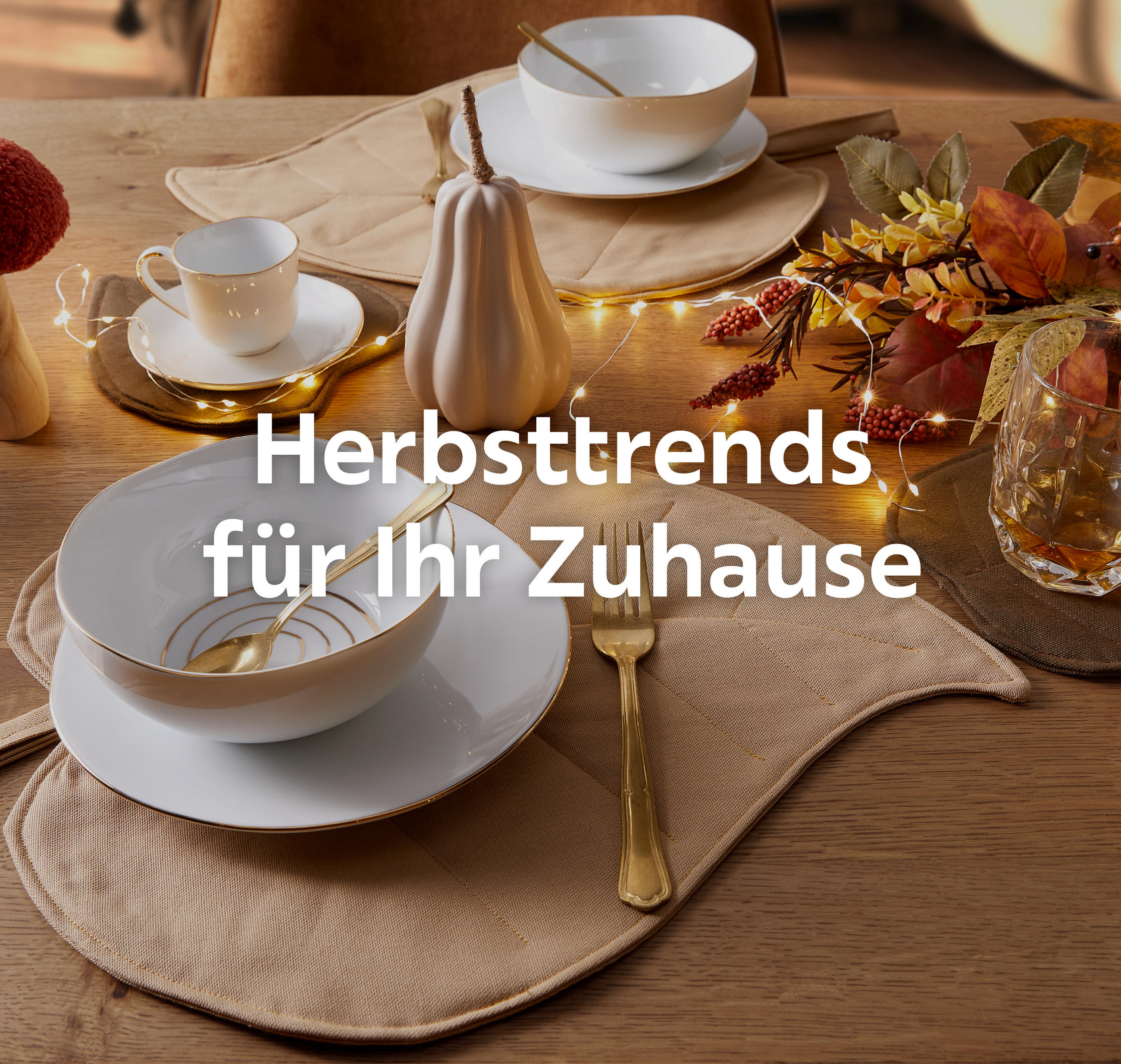 Herbsttrends für Ihr Zuhause