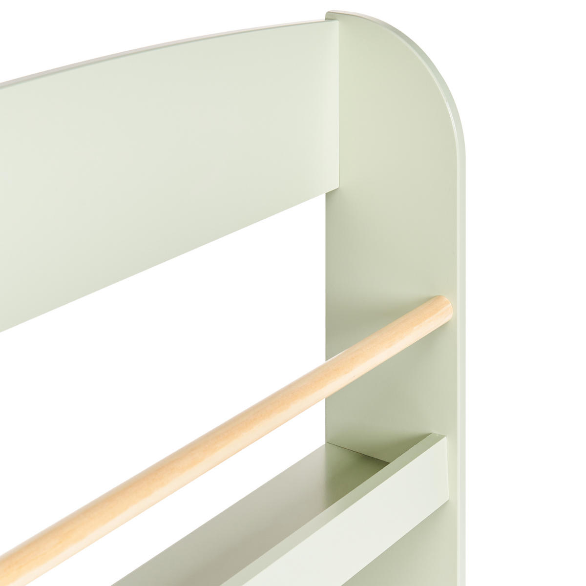 RAFT DE PERETE 100 cm verde deschis Liloet - verde deschis, compozit lemnos (60/100/12cm) - Beliani