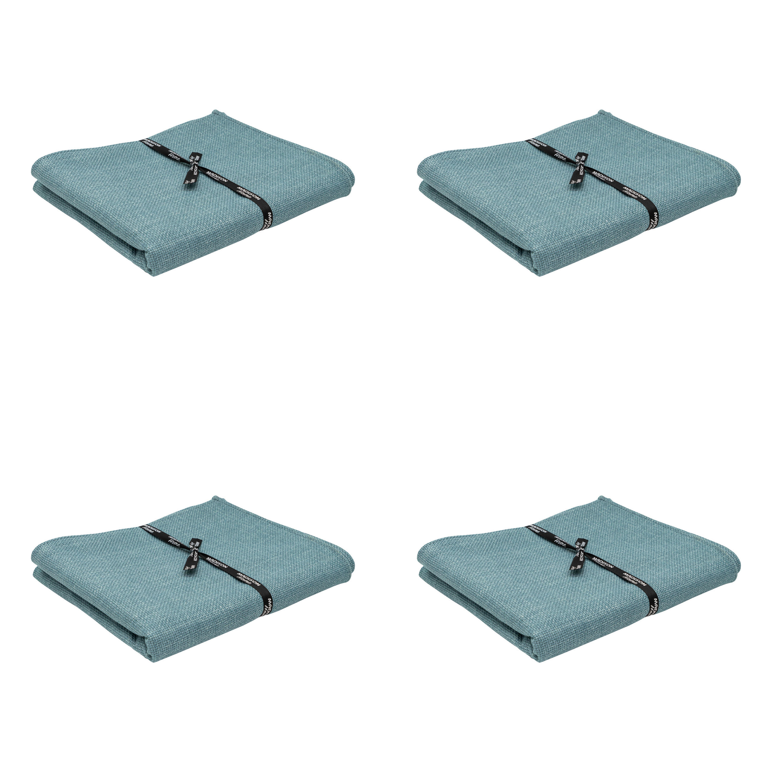 TISCHDECKE Madison Home - Blau - 250/140/ cm - 4er-Set - Blau, Textil (140/250cm) - Madison