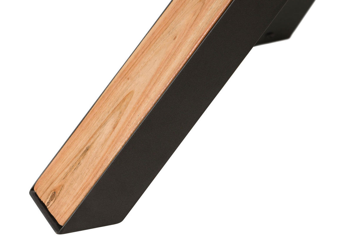 ESSTISCH rund Akazie 120x120x76 natur lackiert - Naturfarben, Holz (120/120/76cm) - Massivmoebel24