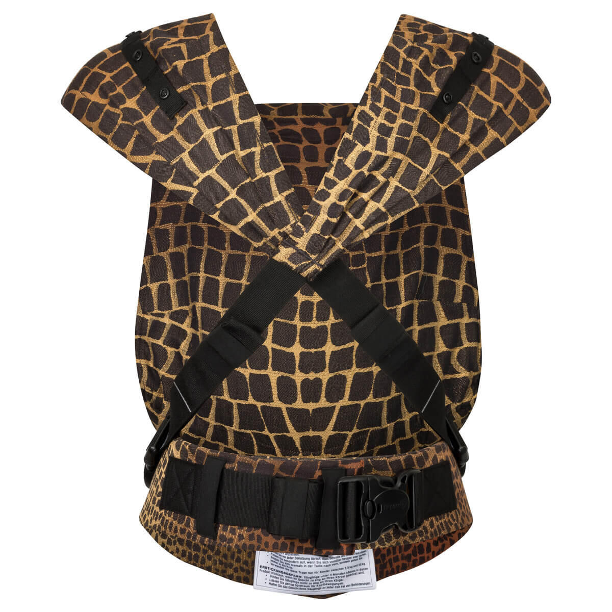 BABYTRAGE Primeo - Dunkelgrau/Bronzefarben, Textil (26.5/7.2/38.5cm) - Hoppediz