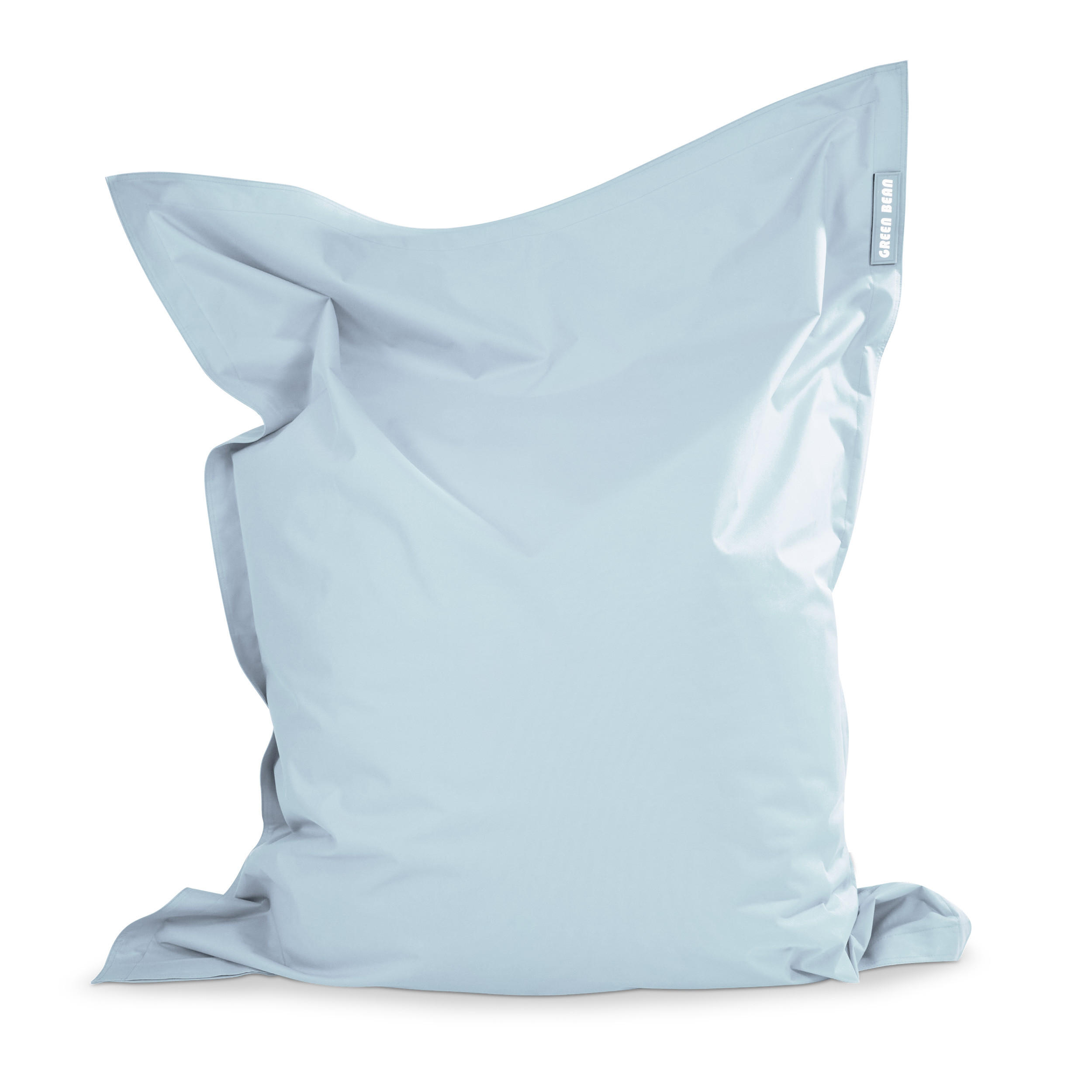 SITZSACK XXL "Square" 140x180cm - 380 L - Blaugrau, Textil (140/25/180cm) - Green Bean