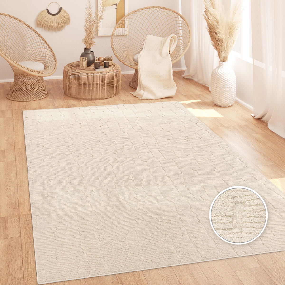 HOCHFLORTEPPICH 240/340 cm Tokio 475 - Creme, Textil (240/340cm) - Paco Home