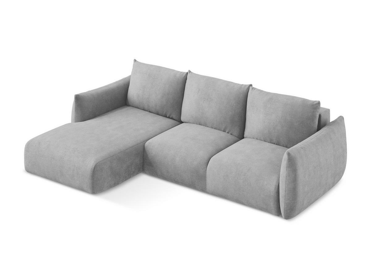 3-SITZER SOFA mit Schlaffunktion Bouclé Stoff Orange - Terracotta/Schwarz, Holzwerkstoff/Kunststoff (266/95/121cm) - LaMiaSofa