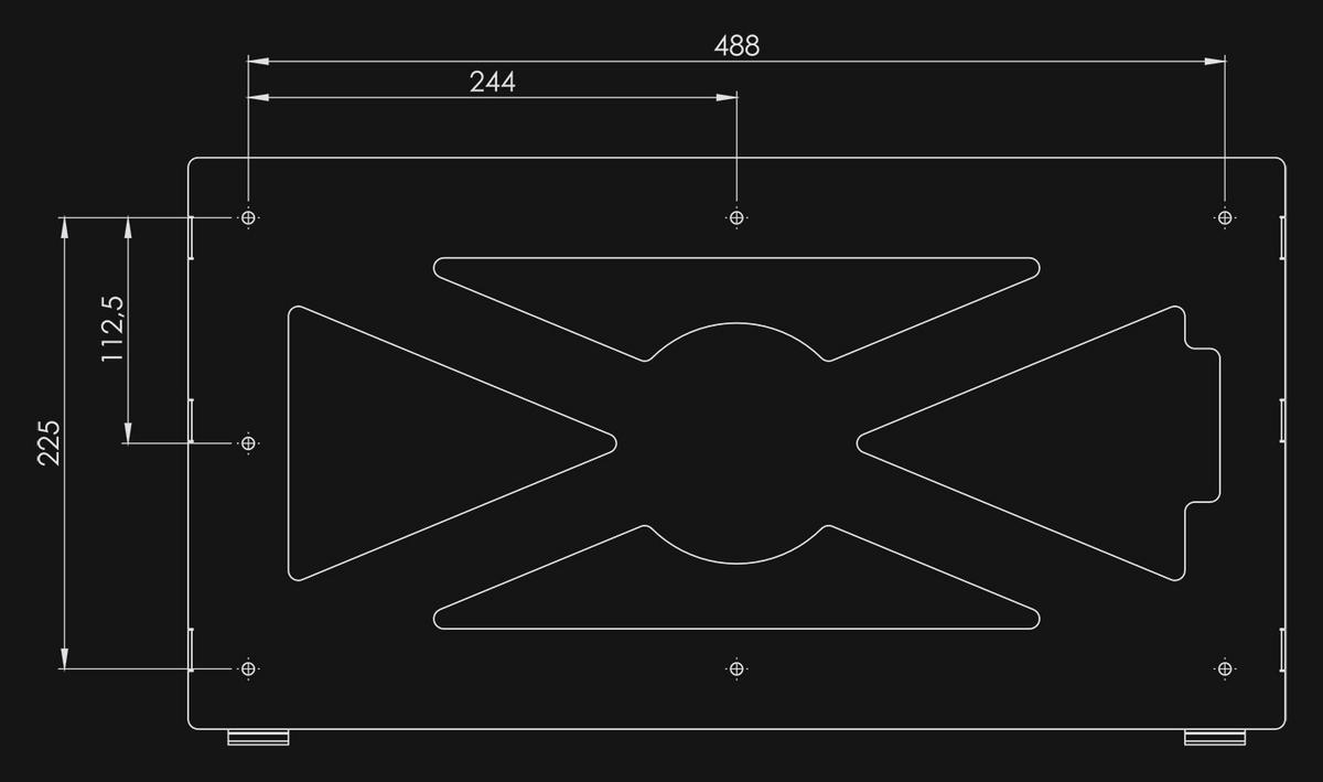 DUNSTABZUGSHAUBE - Schwarz, Glas/Metall (89.5/17/53cm) - Gurari