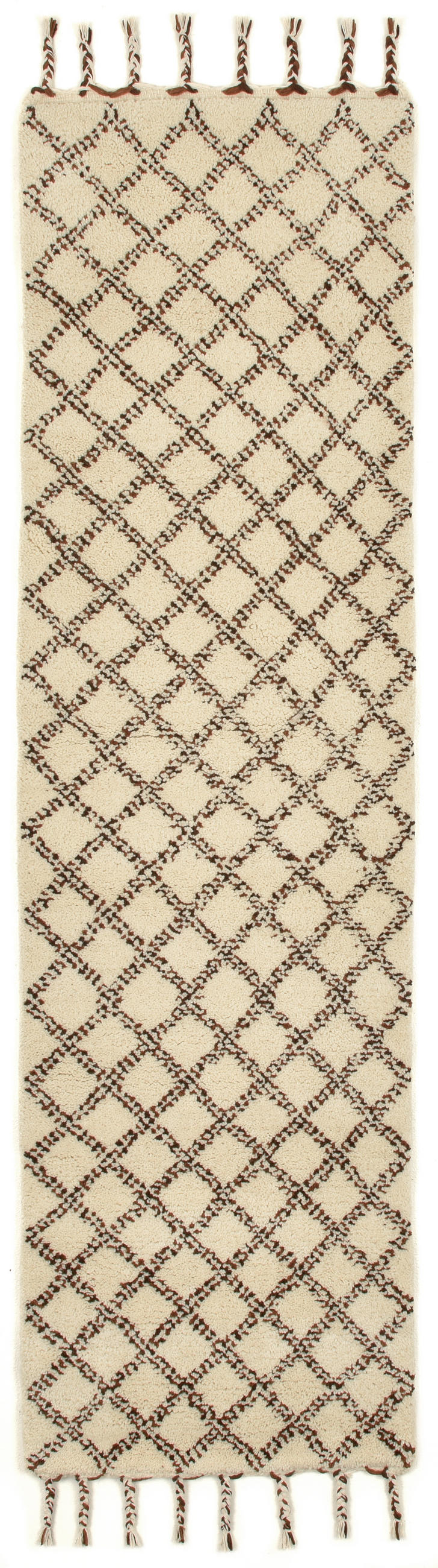 BERBERTEPPICH Marmoucha 70x240 cm - Schwarz, Textil (70/240cm) - THEKO