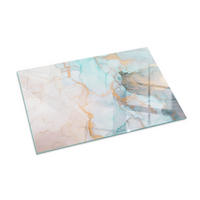 GLASPLATTE für Kamin 100x70 cm Türkis - Türkis, Glas (100/70/0.4cm) - ArtPrintCave