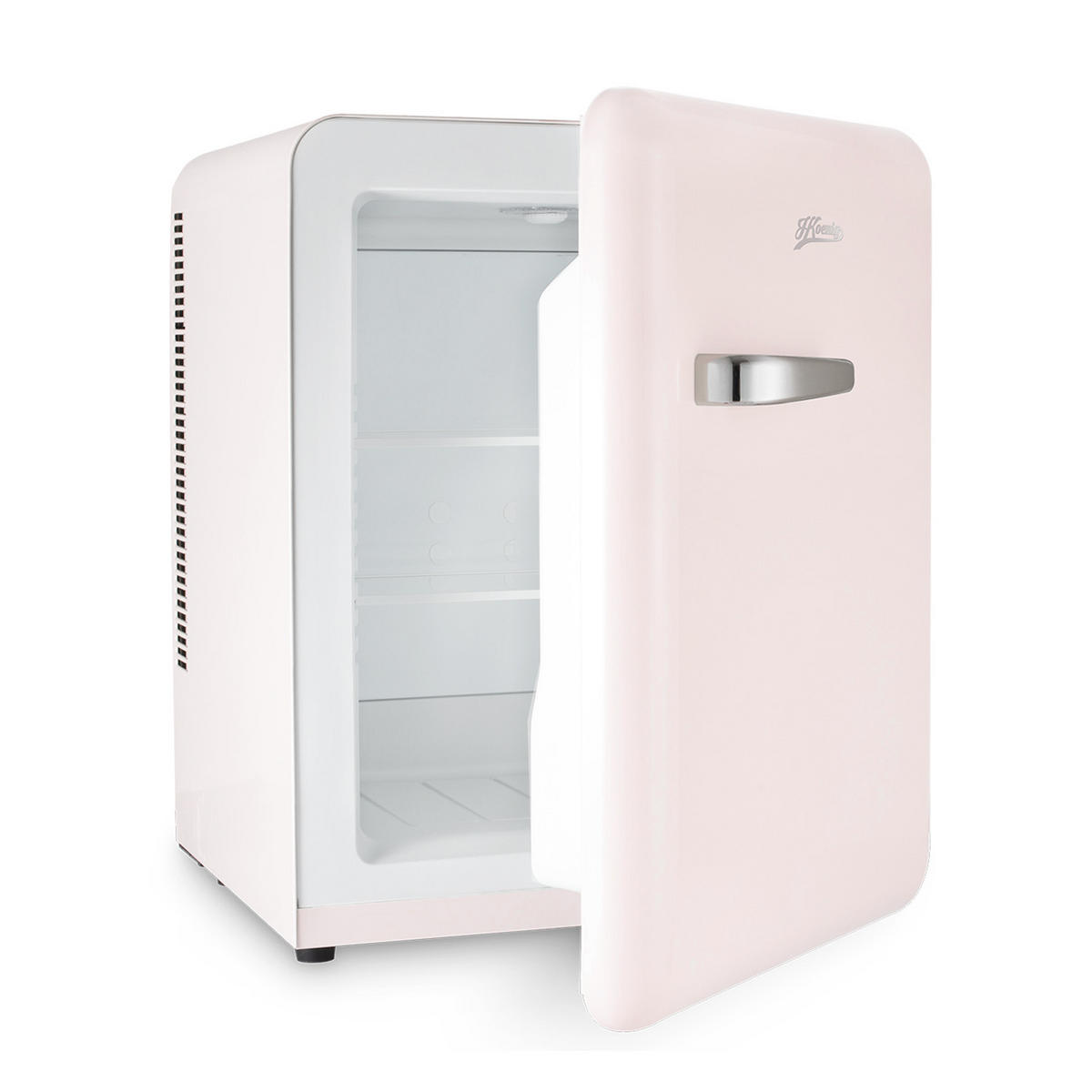 MINI-KÜHLSCHRANK TOAD6, Pastellrosa, 31L - Rosa, Metall (42/54/48cm) - HKoenig