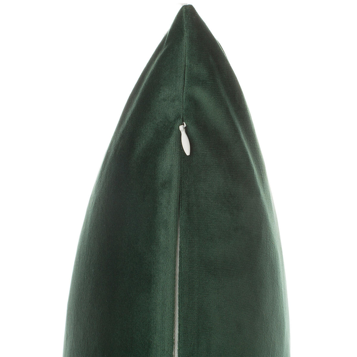 DEKOKISSEN 2er-Set Dunkelgrün 45/45 cm Fern - Dunkelgrün, Textil (45/45cm) - Beliani