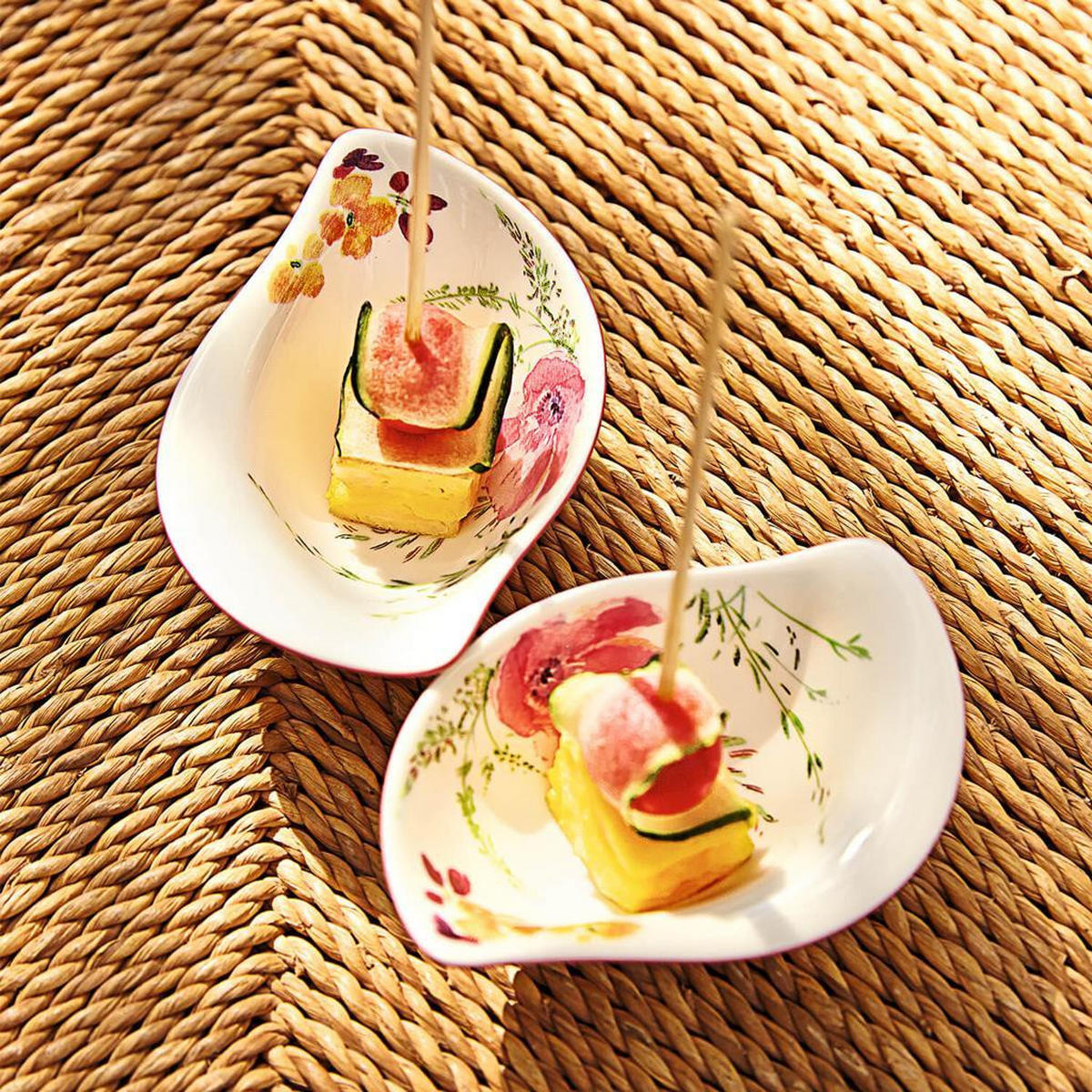 DIPSCHÄLCHEN Mariefleur Serve & Salad bunt 12 x 8 cm 6er Set - Multicolor, Keramik (1cm) - Villeroy & Boch