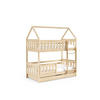 ETAGENBETT ELENA mit Bettkasten 80x190 cm Kieferfarben - Kieferfarben, Holz (80/190cm) - MASSENO