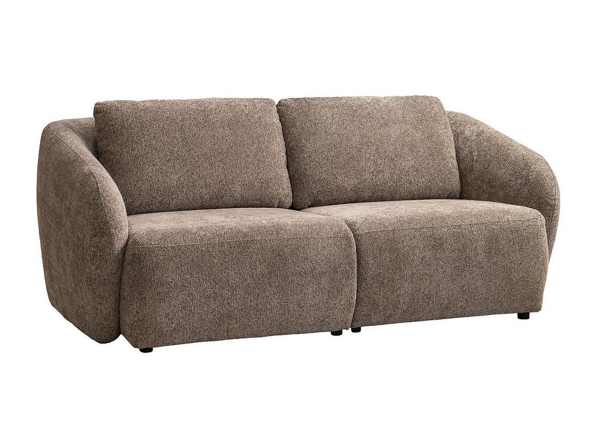 SOFA - 2 Personen - stoff - taupe Liruno - Taupe, Textil (200/85/104cm) - Vente-Unique