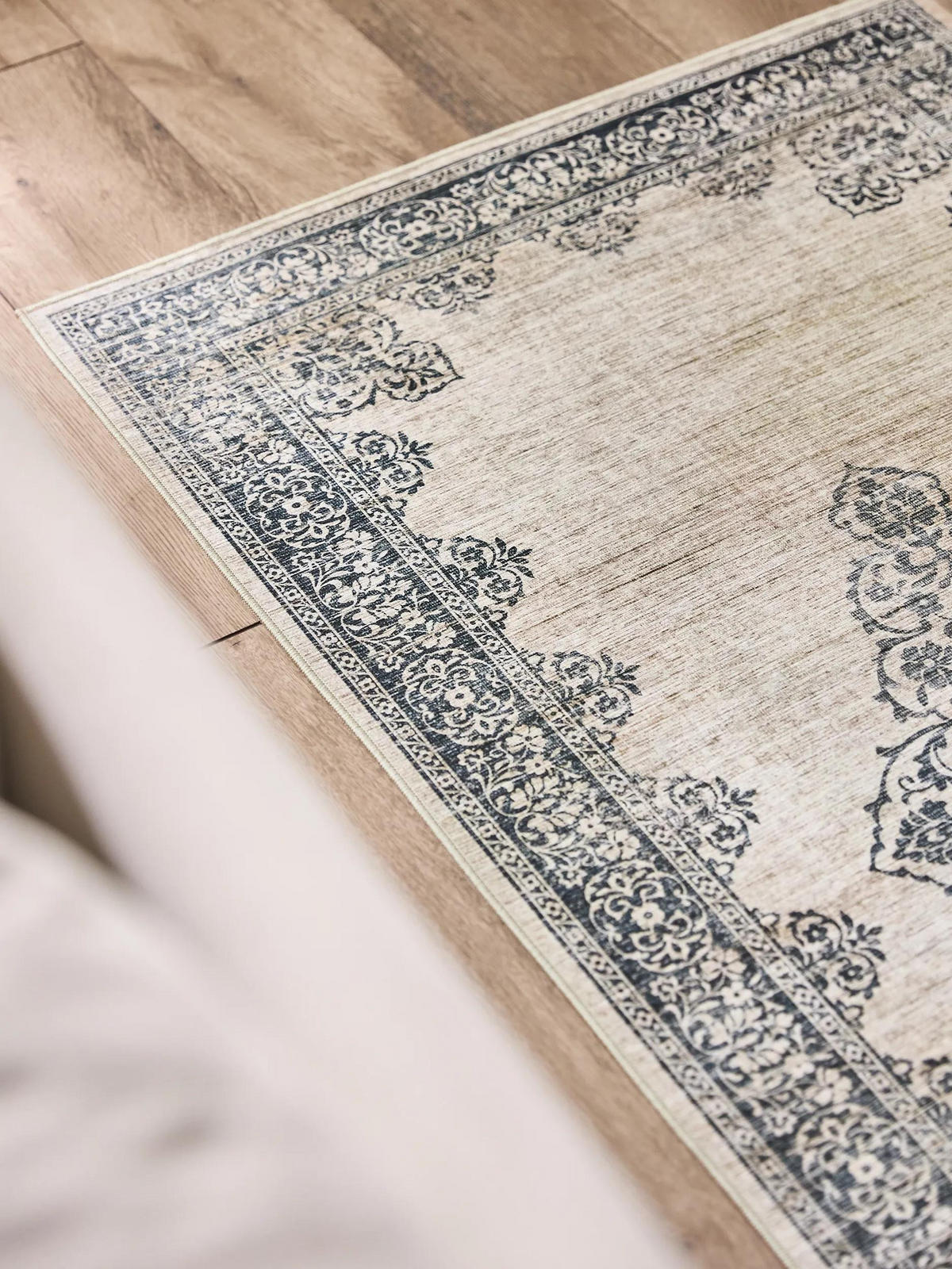 LÄUFER Laury Grau 80x240 cm - Grau, Kunststoff/Textil (80/240cm) - benuta Pop