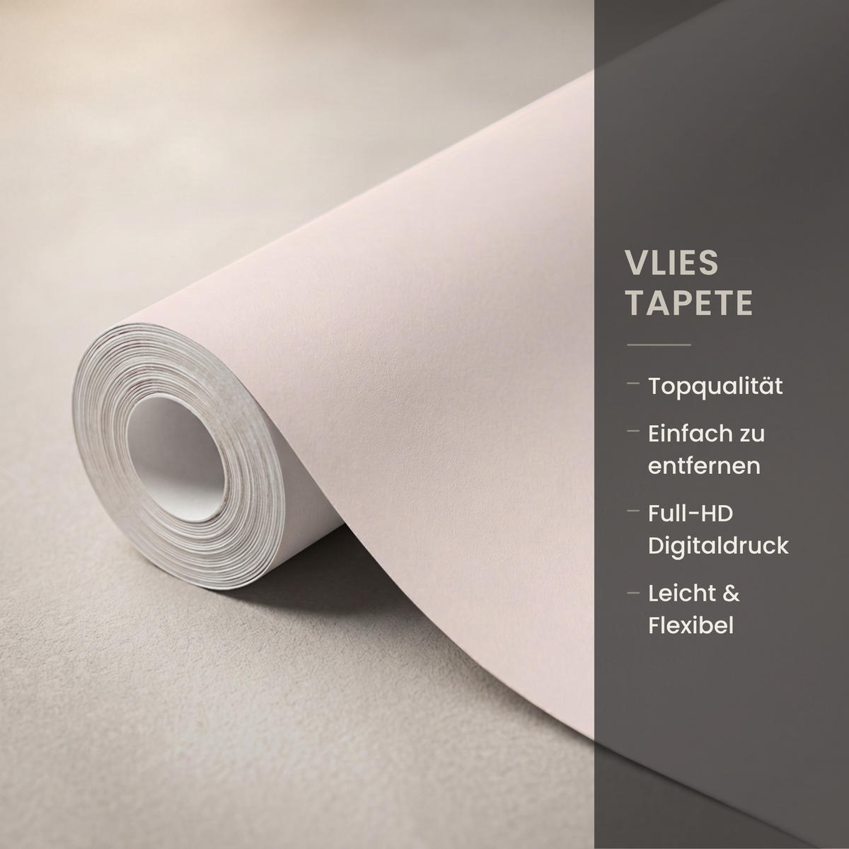 TAPETE - Gras - Feld - Sonne - Natur - 140x260 cm - Sandfarben, Papier (140/260cm) - OnlyWow