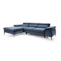 ECKSOFA BLUES Blau 288x182x94 cm - Blau, Textil (288/182cm) - FURNLUX