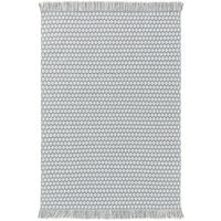 TEPPICH aus recyceltem Material Morty Blau 200x300 cm - Blau, Textil (200/300cm) - benuta Pure