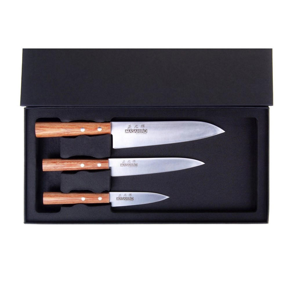 MESSERSET Silber 30/10/30 cm 359222425BBOMC - Silberfarben, Metall - Masahiro 