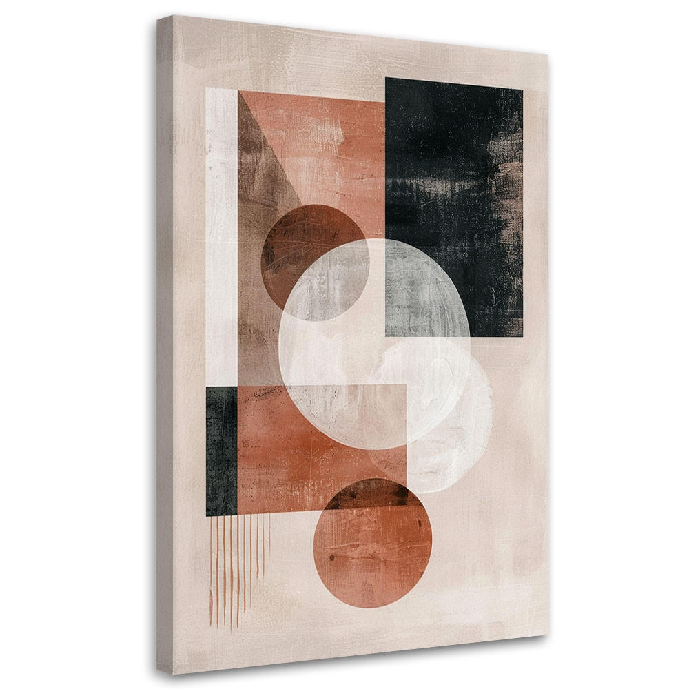 Feeby Leinwandbild Beige 60x90 cm