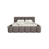 POLSTERBETT Goa 160x200 cm, Mokka - Mokka, Textil (160/200cm) - Fedve