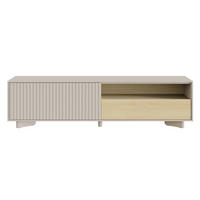 TV stolek Distria Kašmírově šedý 175/46/35 cm - béžová/šedohnědá, kompozitní dřevo (175/46/35cm) - Selsey
