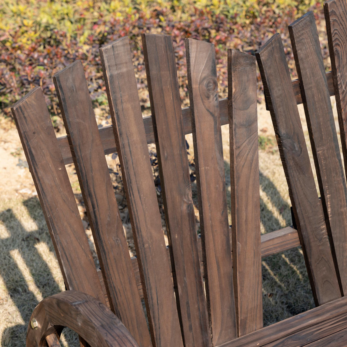 GARTENBANK 108x66x95 cm Holz dunkelbraun - Dunkelbraun, Holz (108/95/66cm) - LEBENLANG