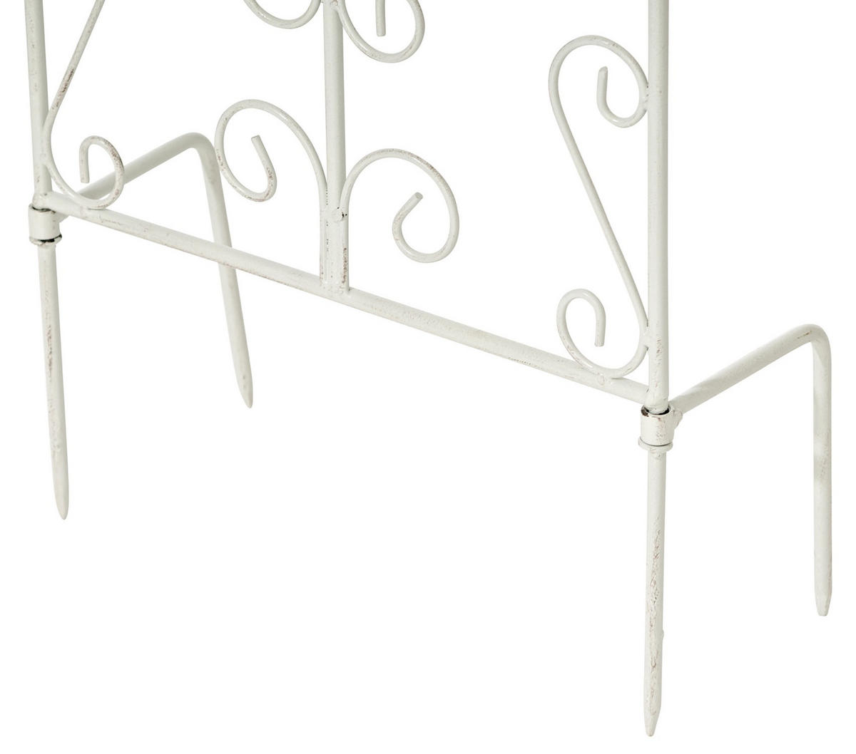 RANKGITTER Burk weiß - Weiß, Metall (35/122/7cm) - TPFGarden