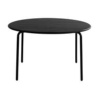 GARTENTISCH - 4 Personen - Metall - Schwarz - - Schwarz, Metall (110/110/74cm) - Vente-Unique
