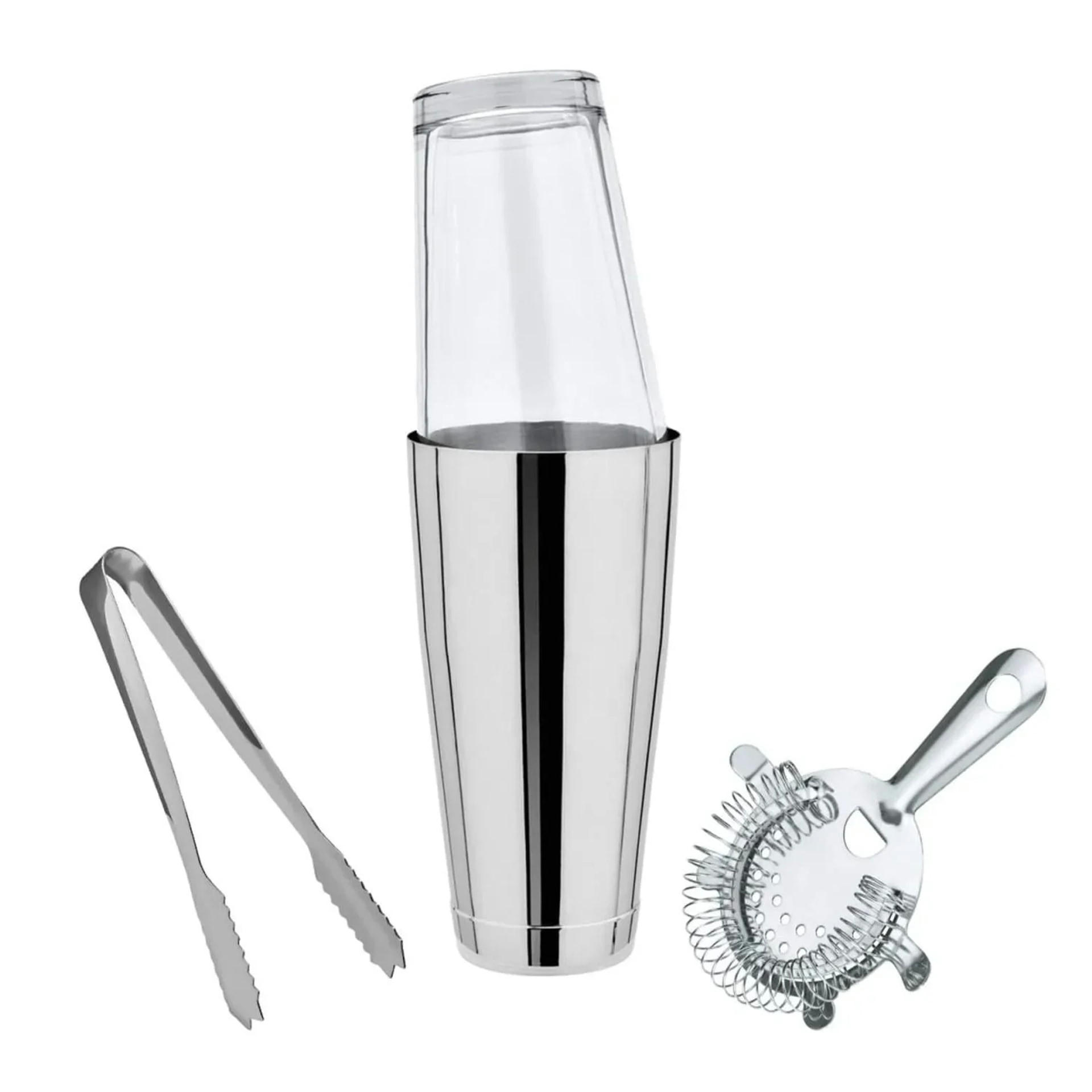 BOSTON Shaker - Edelstahlfarben, Metall (1/1/1cm) - ich-zapfe