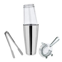 BOSTON Shaker - Edelstahlfarben, Metall (1/1/1cm) - ich-zapfe