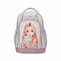 SCHULRUCKSACK BLOOMING KITTY TOPModel flieder 19 x 30 x 40 cm - Flieder, Textil (30/19cm) - Depesche Germany
