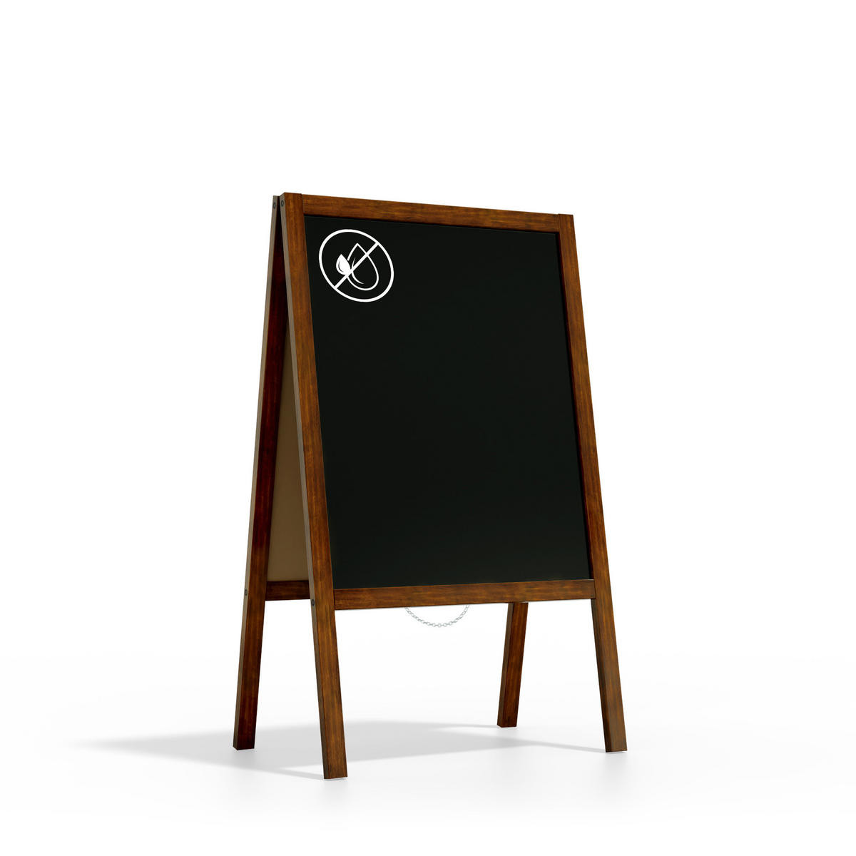 KUNDENSTOPPER - lackierter Holzrahmen 100x49,5cm - Braun, Holz (100/60/2cm) - ALLboards