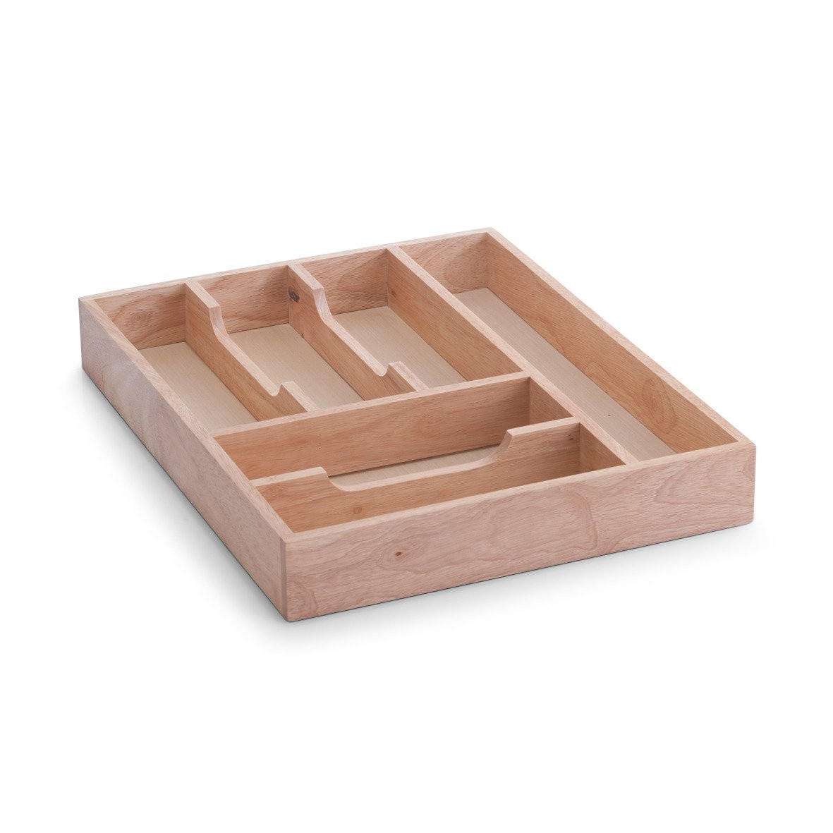 BESTECKBEHÄLTER Schubladenmine 34/43/6 cm - Braun, Holz (43/6/34cm) - ZELLER