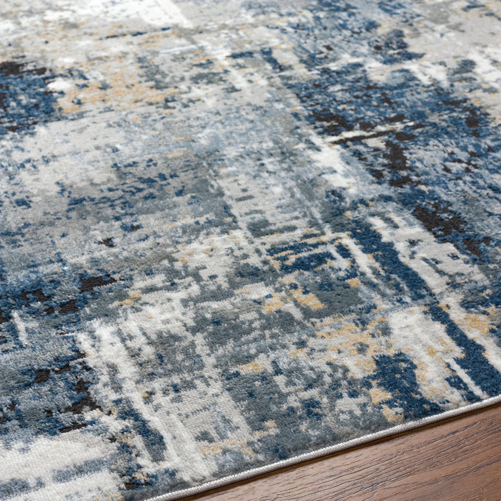 Thumbnail - Livabliss Kurzflorteppich, Blau, Textil, Abstrakt, Rechteckig, 80x220 cm, Oeko-Tex® Standard 100, in verschiedenen Größe...