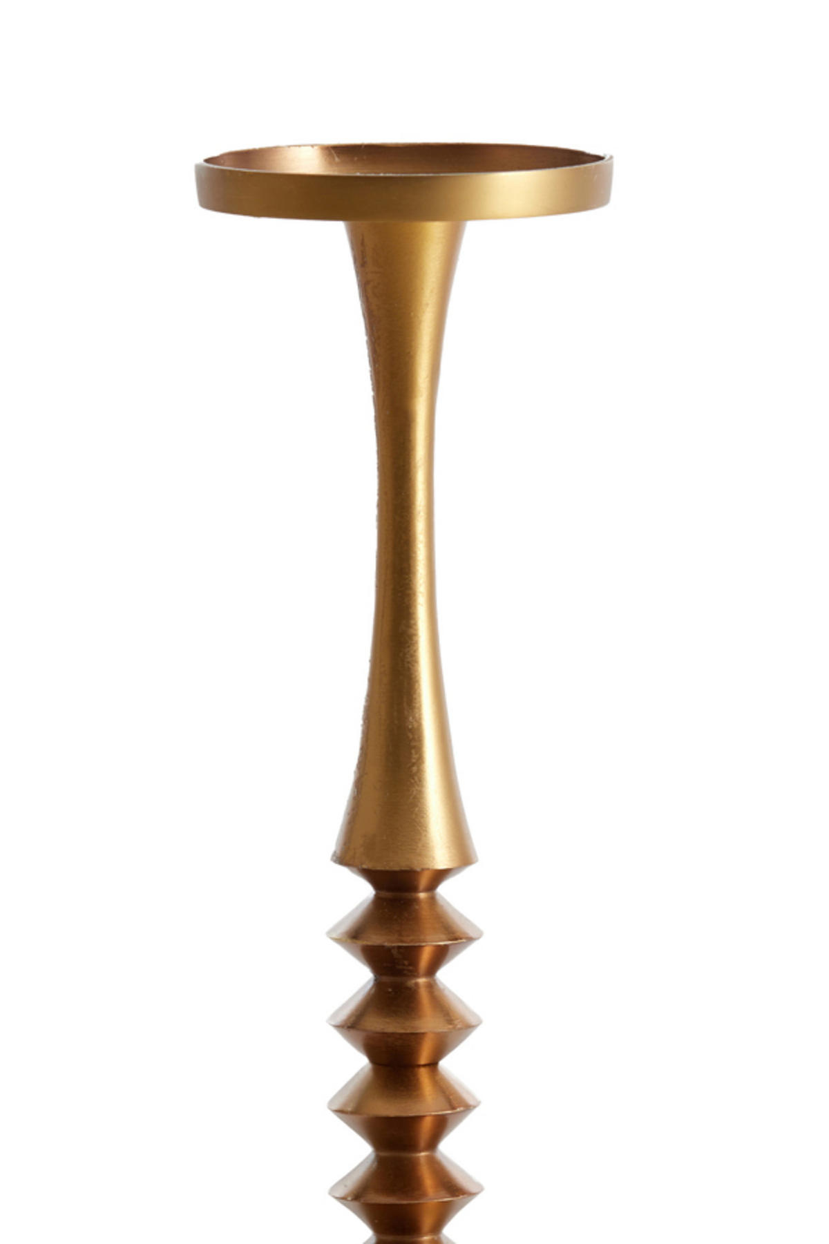 KERZENSTÄNDER MISTRY - Bronze - Ø11x51cm - Bronzefarben, Metall (11/51/11cm) - Light & Living
