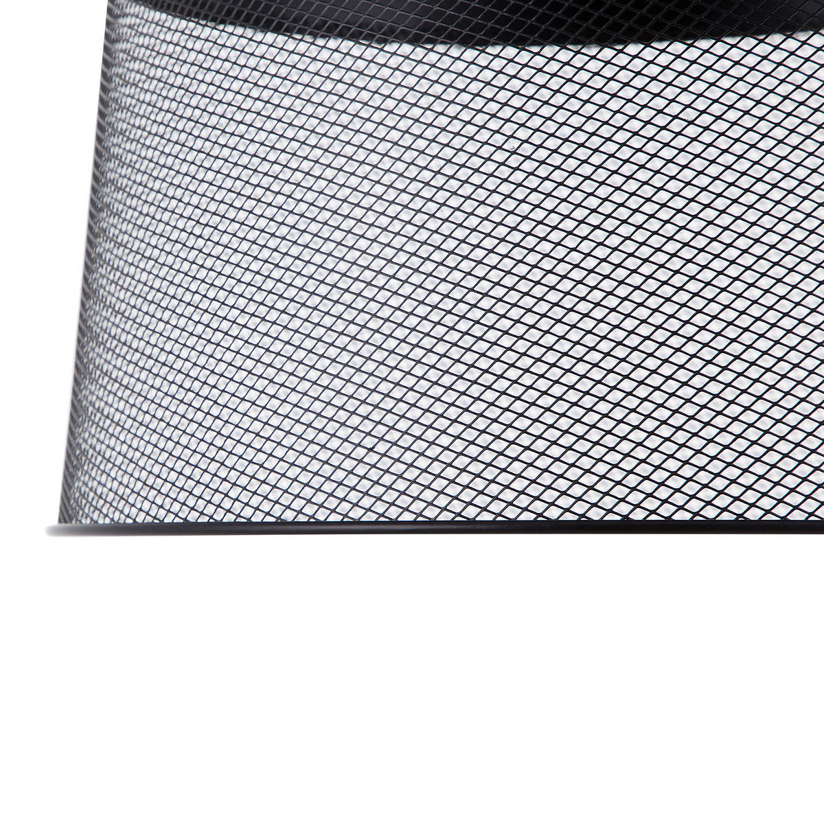 HÄNGELEUCHTE Muga 33/33/114 cm - Schwarz, Metall (33/33/114cm) - Beliani