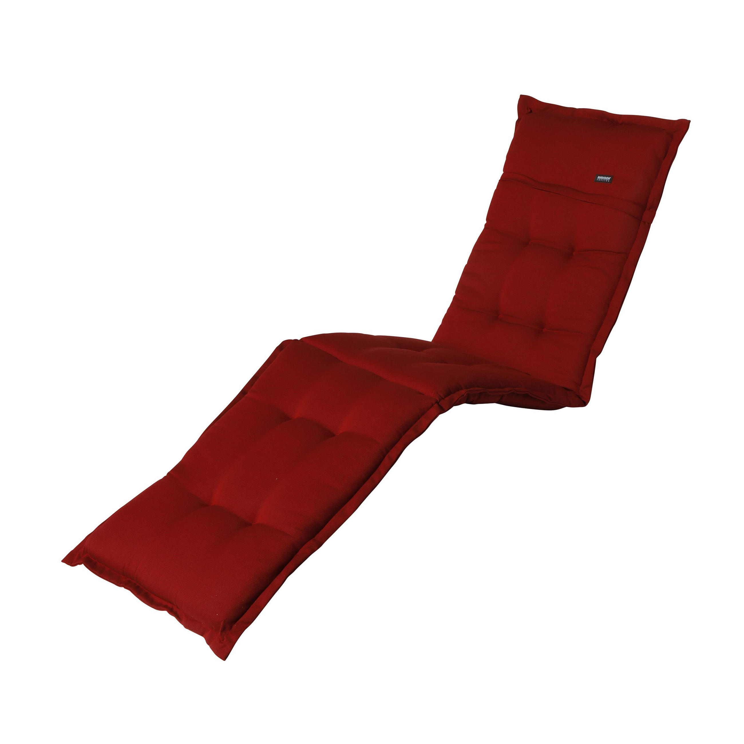 LIEGENAUFLAGE Rippe 200/65 cm - Rot, Textil (60/7/200cm) - Madison