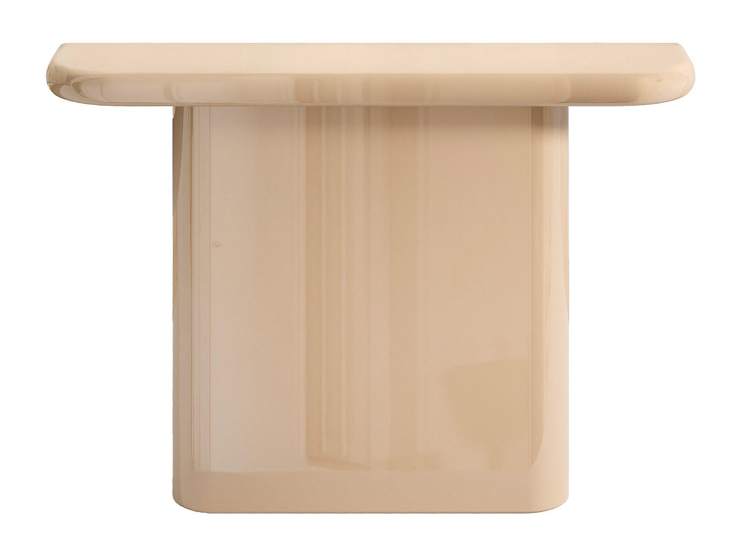 KONSOLENTISCH - 120 cm x 35 cm - Holz, Platte - Beige - RABIRI - Beige, Holz (35/120/81cm) - Vente-Unique