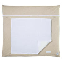 WICKELAUFLAGE Beige Spitze + GRATIS Wechselbezug - Beige, Textil (80/70cm) - nordic coast company