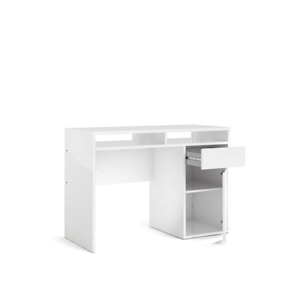 SCHREIBTISCH Weiß - Weiß, Holzwerkstoff (48/110/77cm) - ebuy24